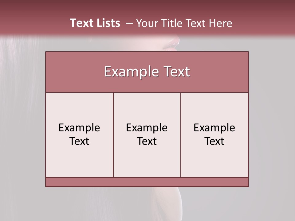 Cosmetic Cut Clean PowerPoint Template