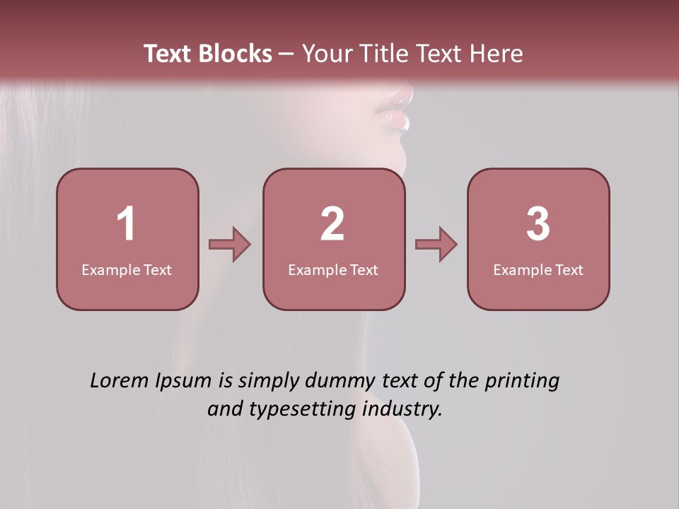 Cosmetic Cut Clean PowerPoint Template