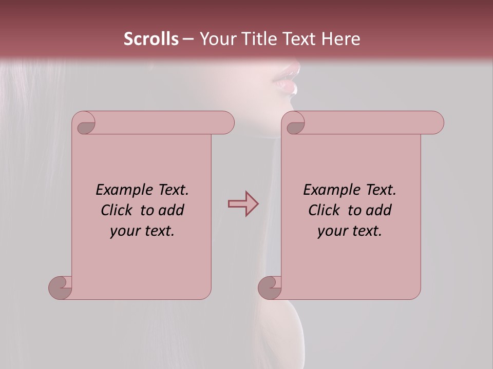 Cosmetic Cut Clean PowerPoint Template