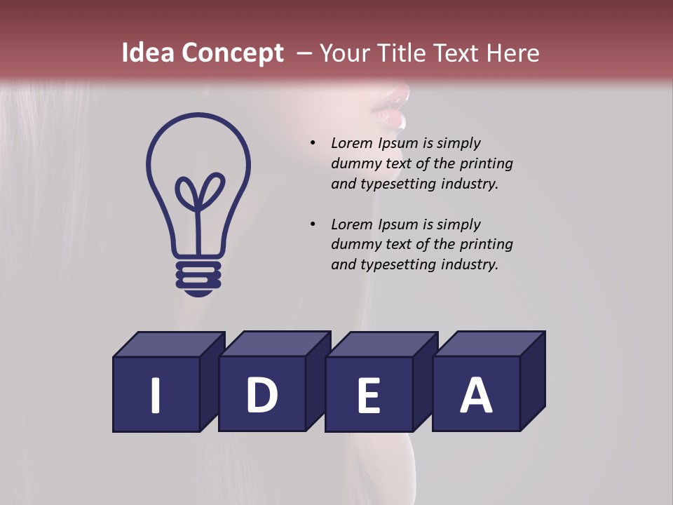 Cosmetic Cut Clean PowerPoint Template