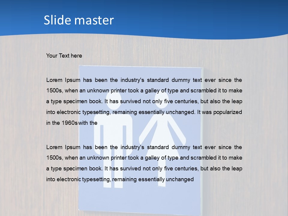 Lady Female Gender PowerPoint Template