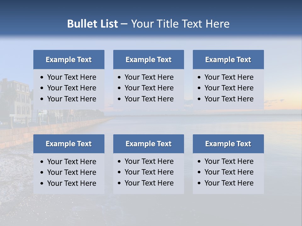 Row Tour Charleston PowerPoint Template