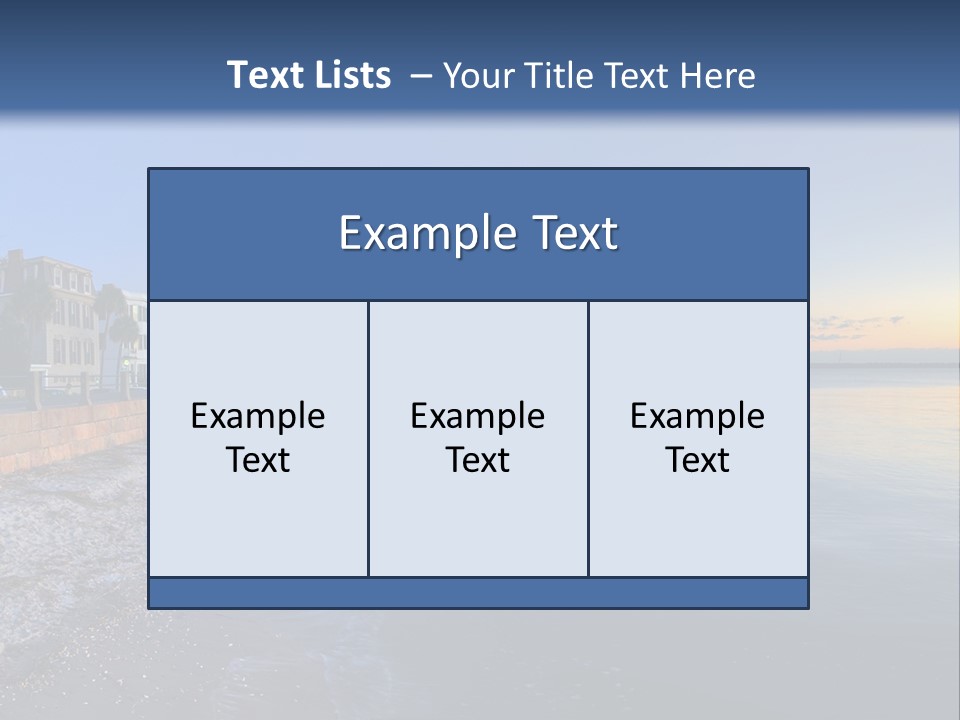 Row Tour Charleston PowerPoint Template