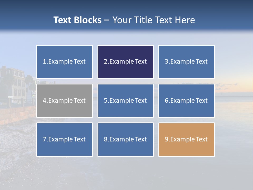 Row Tour Charleston PowerPoint Template
