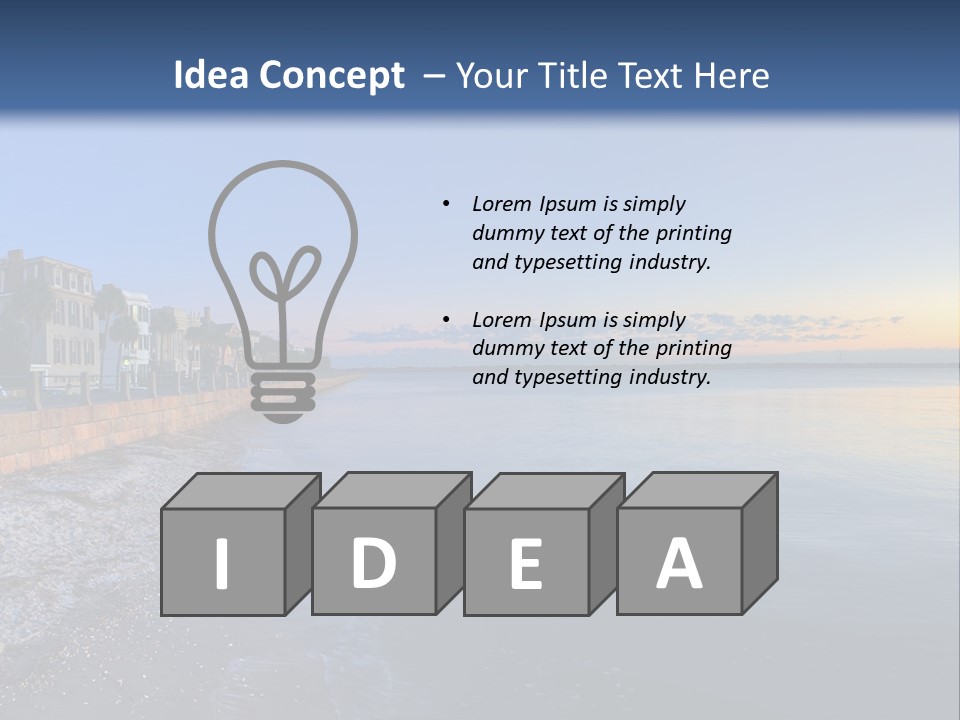 Row Tour Charleston PowerPoint Template