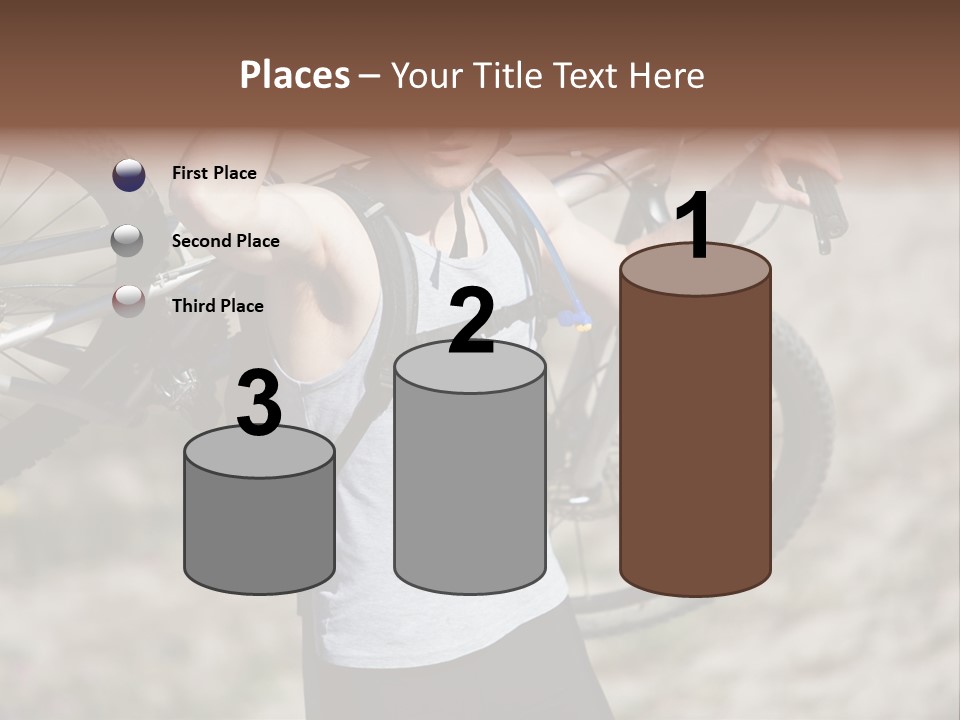 Race Protect Bike PowerPoint Template