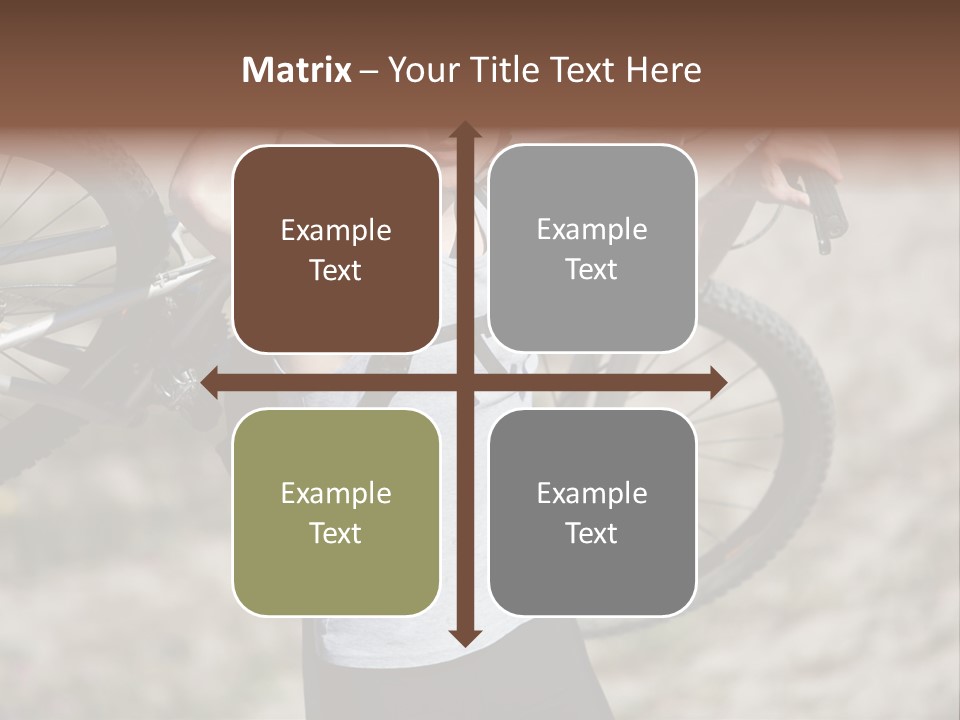 Race Protect Bike PowerPoint Template