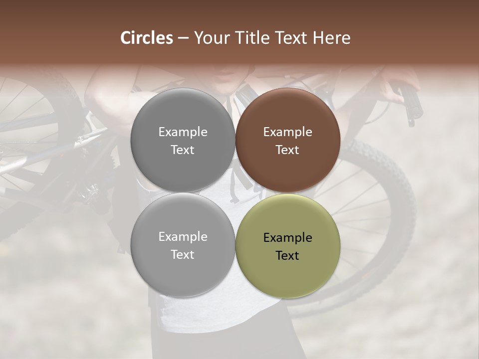 Race Protect Bike PowerPoint Template