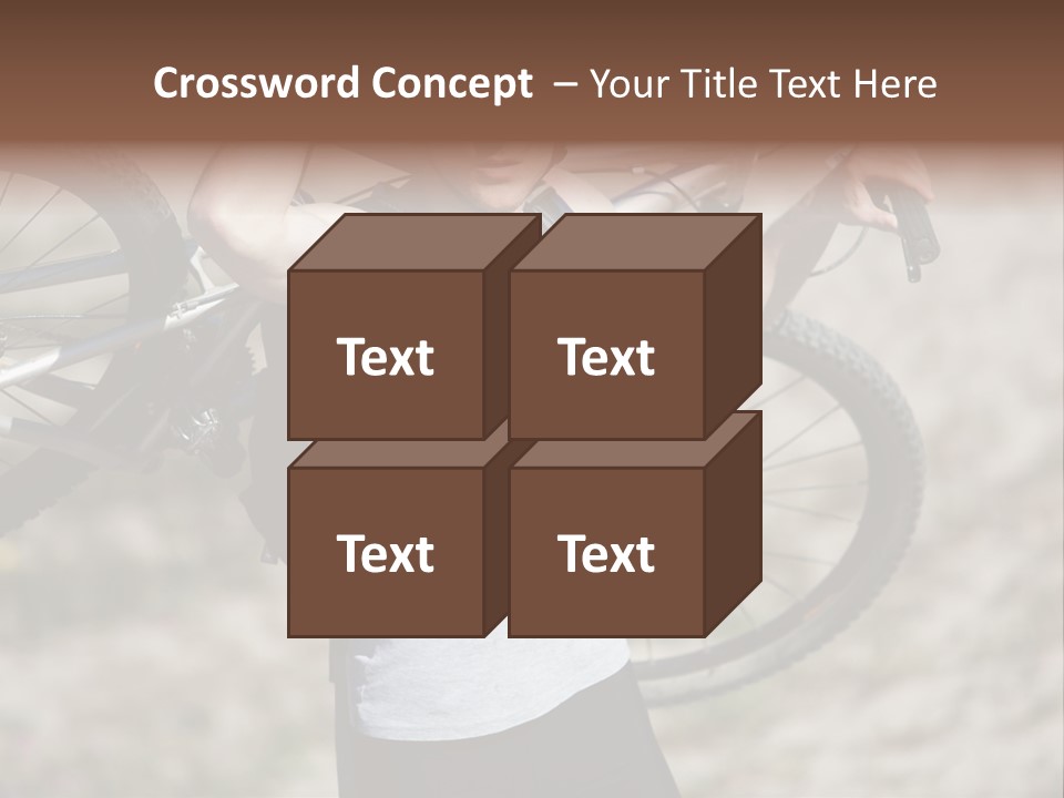 Race Protect Bike PowerPoint Template