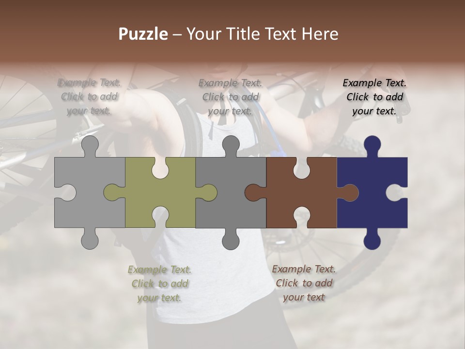 Race Protect Bike PowerPoint Template