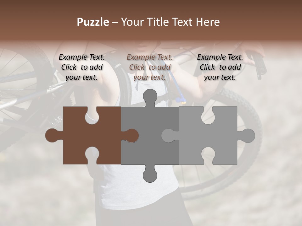 Race Protect Bike PowerPoint Template