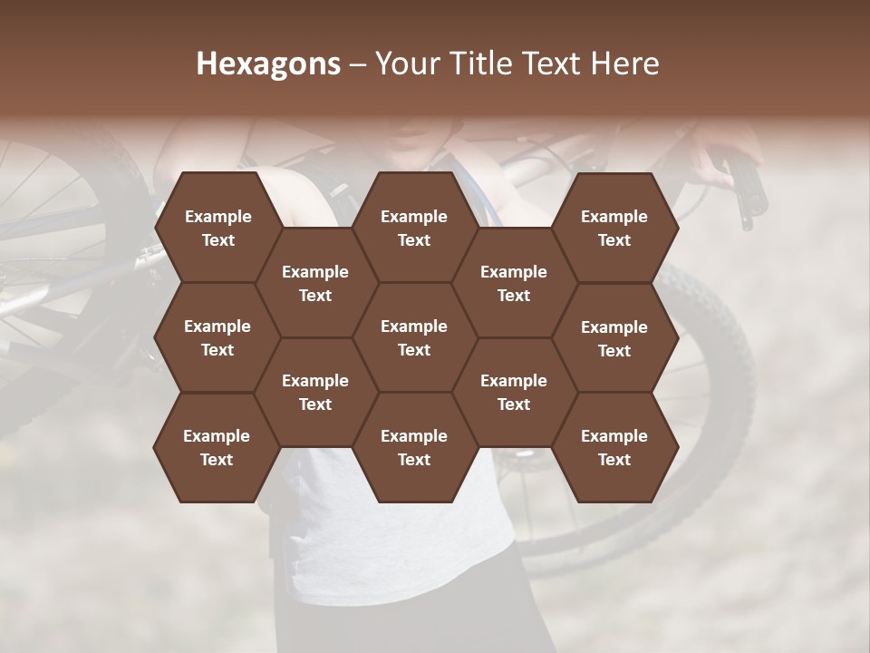 Race Protect Bike PowerPoint Template