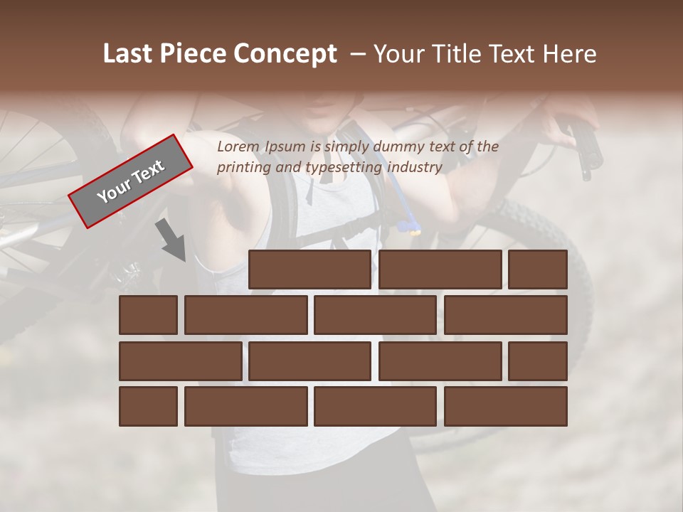 Race Protect Bike PowerPoint Template