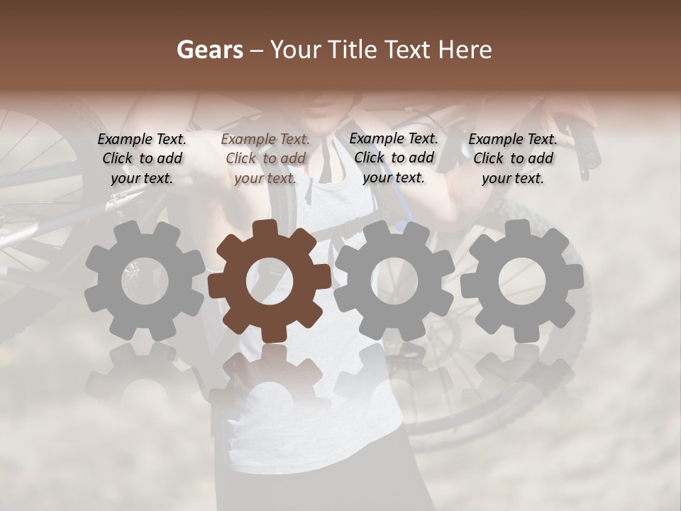 Race Protect Bike PowerPoint Template