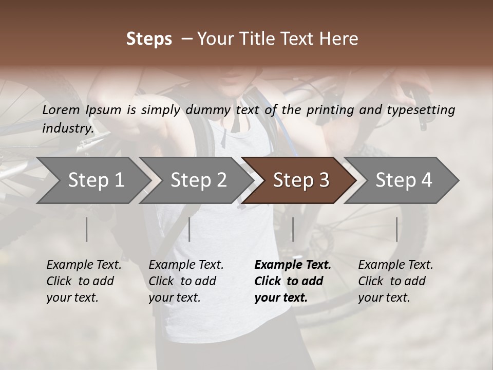 Race Protect Bike PowerPoint Template