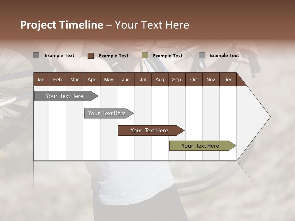 Race Protect Bike PowerPoint Template