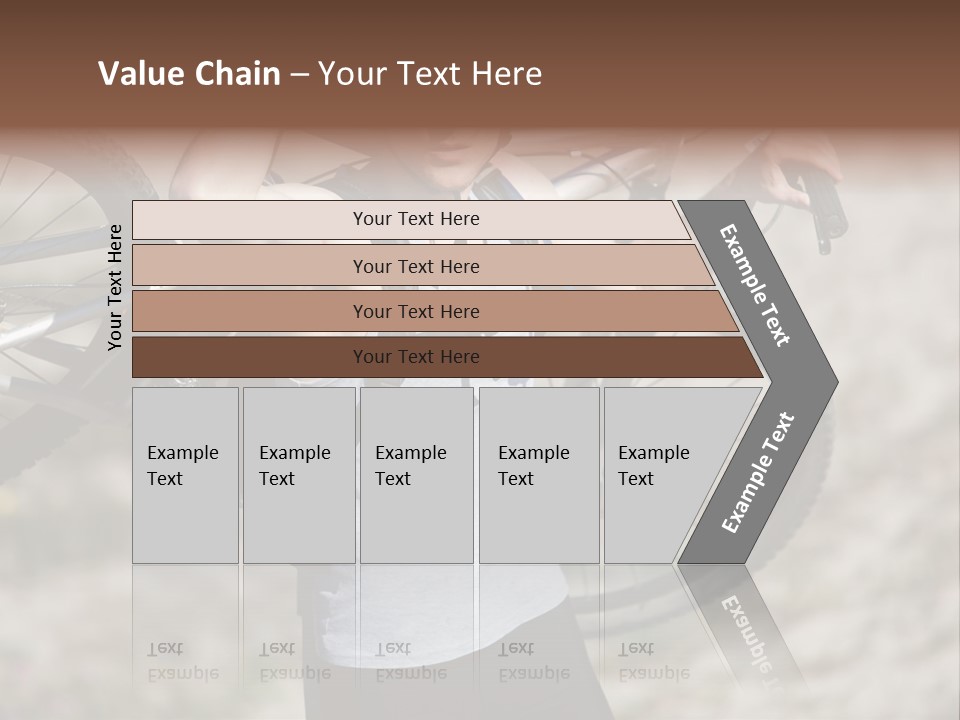 Race Protect Bike PowerPoint Template