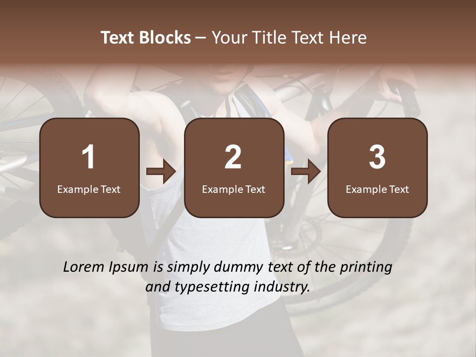 Race Protect Bike PowerPoint Template