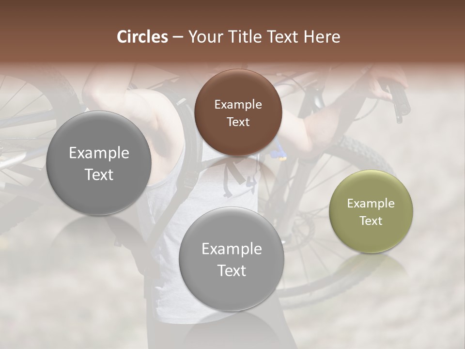 Race Protect Bike PowerPoint Template