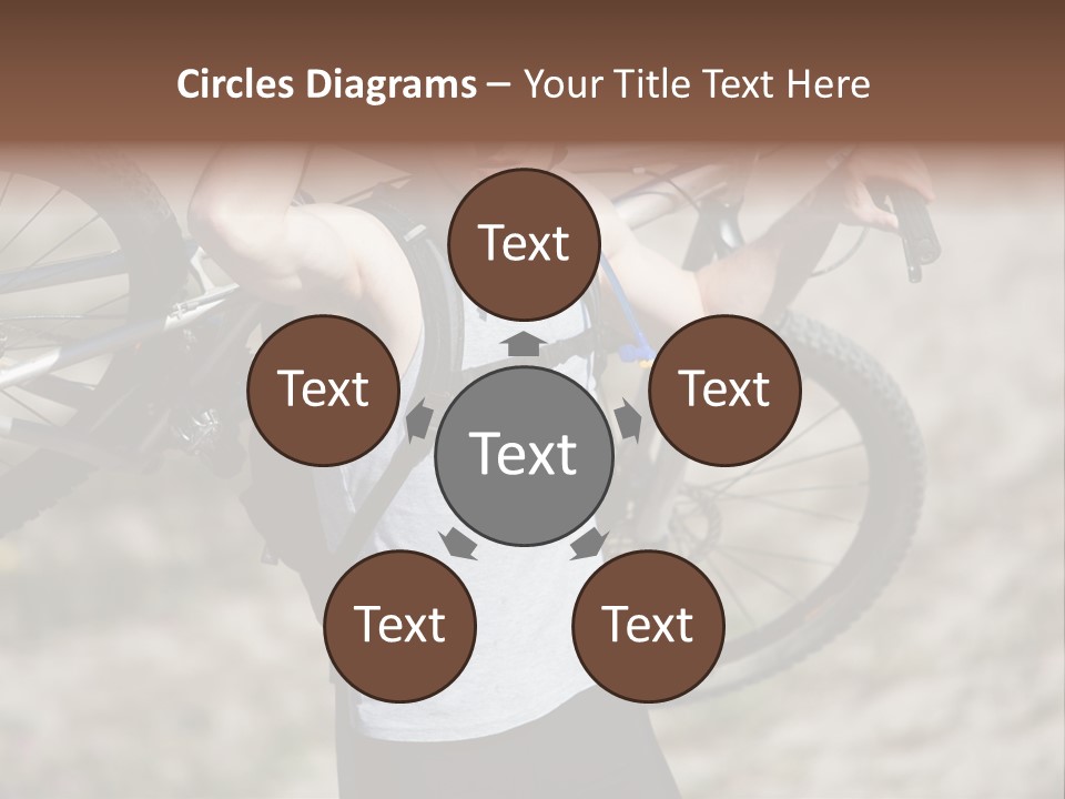 Race Protect Bike PowerPoint Template