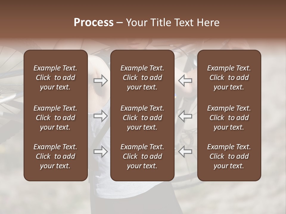 Race Protect Bike PowerPoint Template