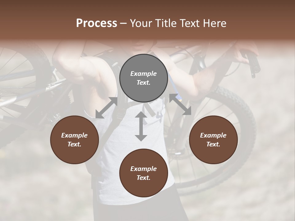 Race Protect Bike PowerPoint Template