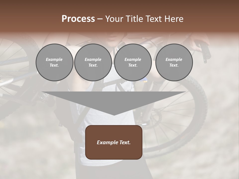 Race Protect Bike PowerPoint Template