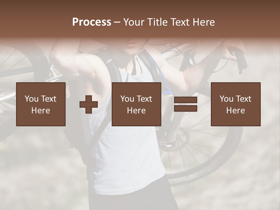 Race Protect Bike PowerPoint Template
