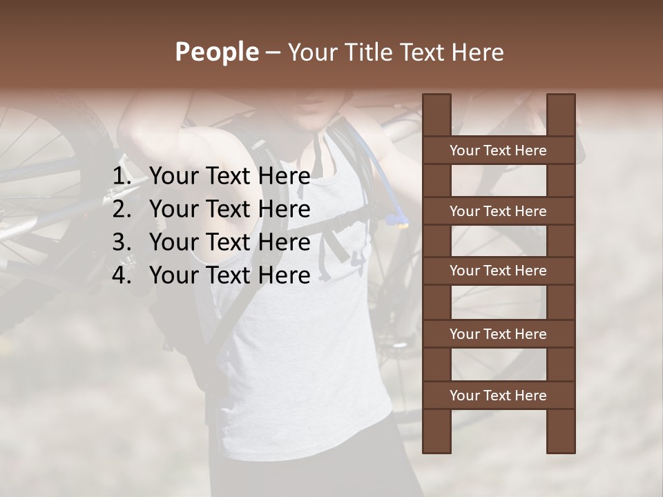 Race Protect Bike PowerPoint Template
