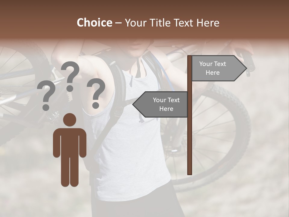 Race Protect Bike PowerPoint Template