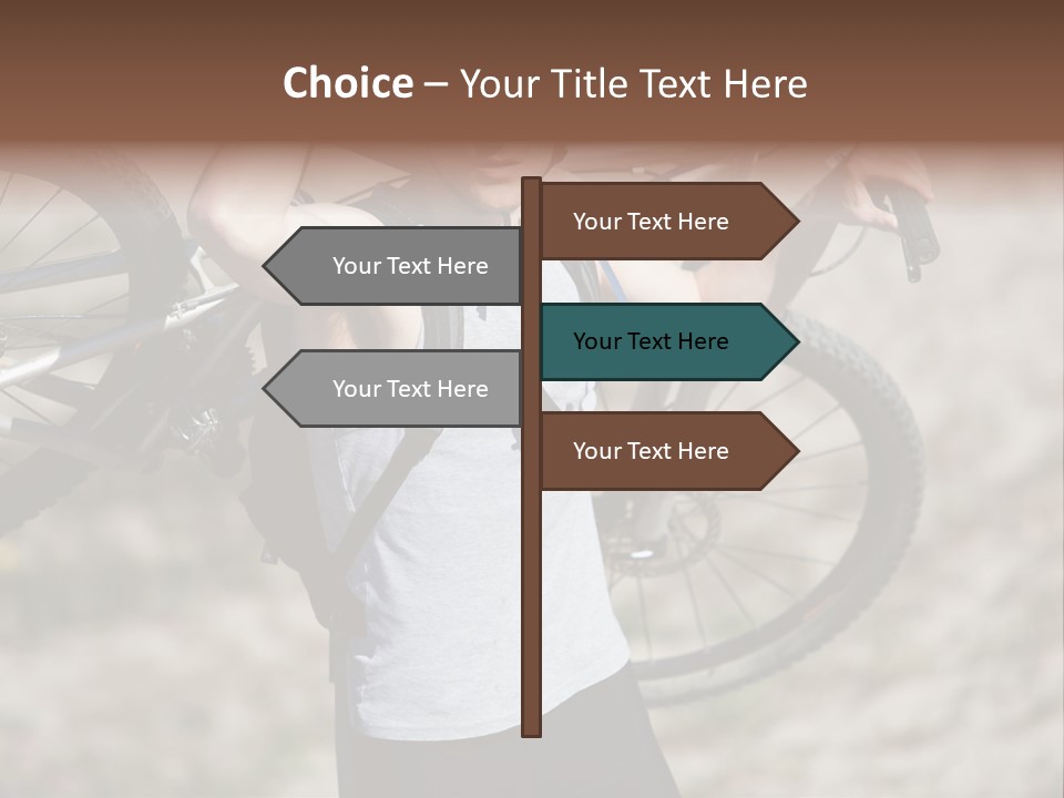 Race Protect Bike PowerPoint Template