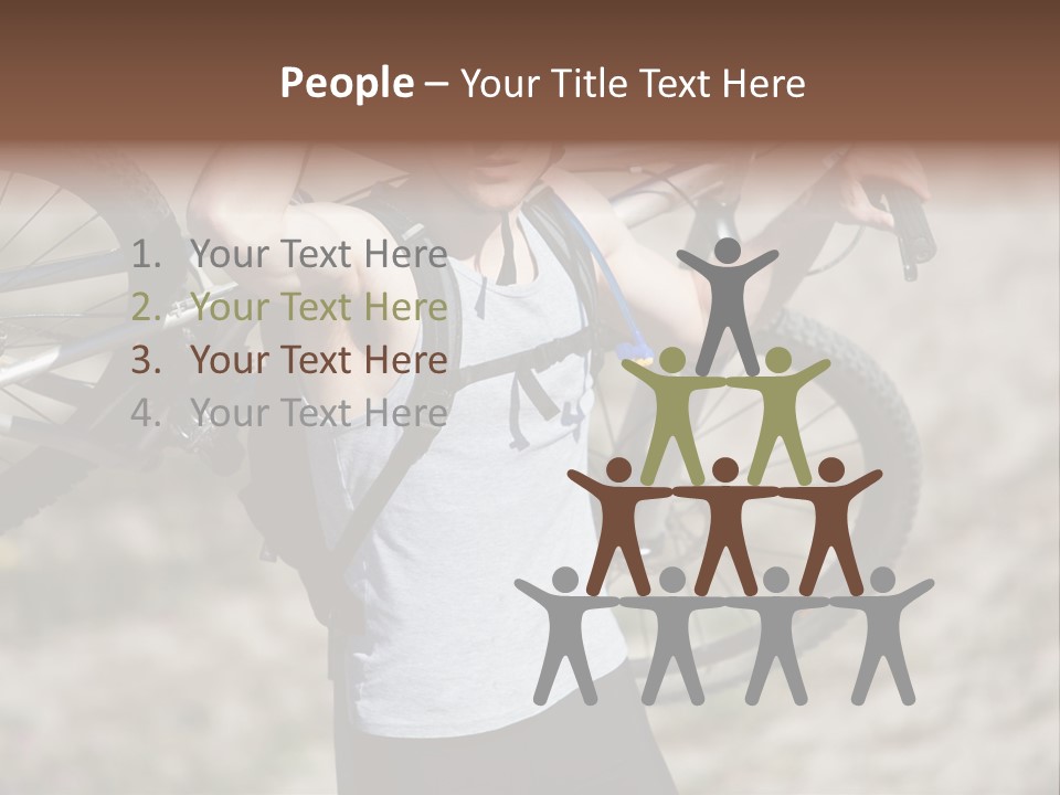 Race Protect Bike PowerPoint Template