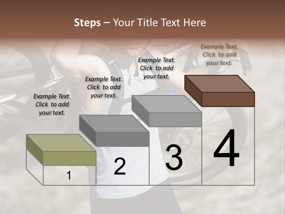 Race Protect Bike PowerPoint Template
