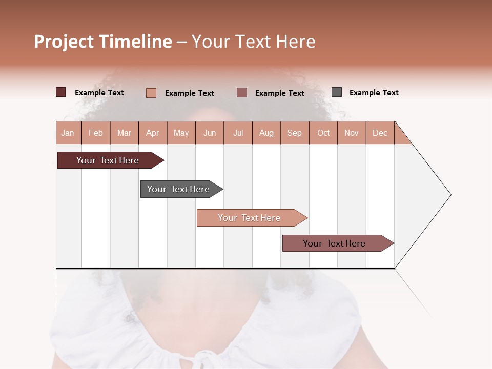 A Woman With An Afro Is Smiling For The Camera PowerPoint Template