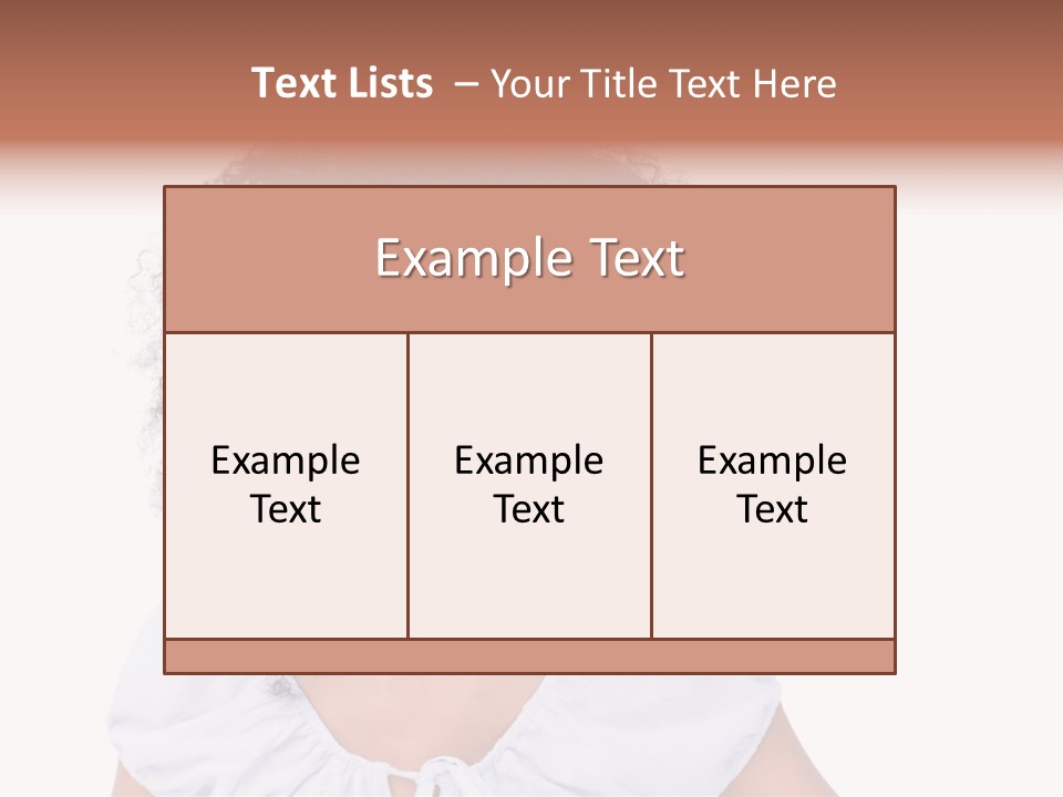 A Woman With An Afro Is Smiling For The Camera PowerPoint Template