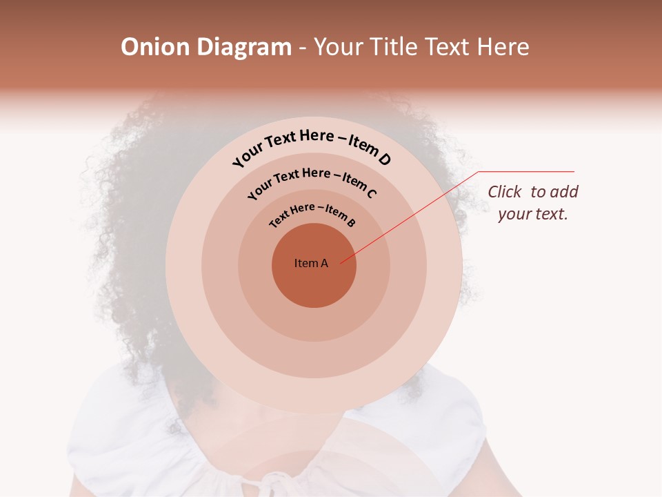 A Woman With An Afro Is Smiling For The Camera PowerPoint Template