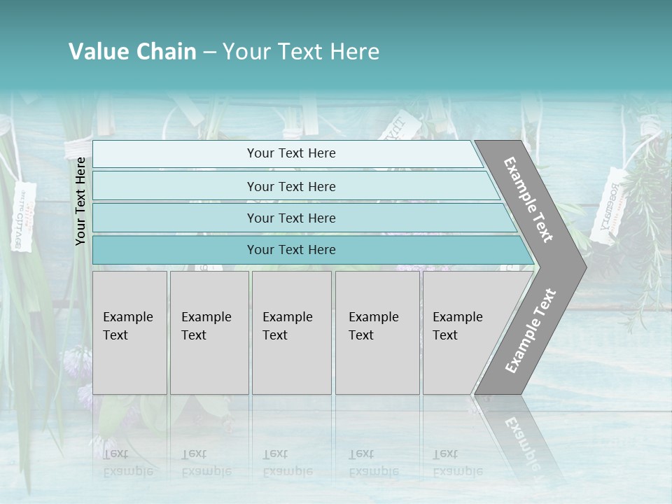 Herb Flowering Thyme PowerPoint Template