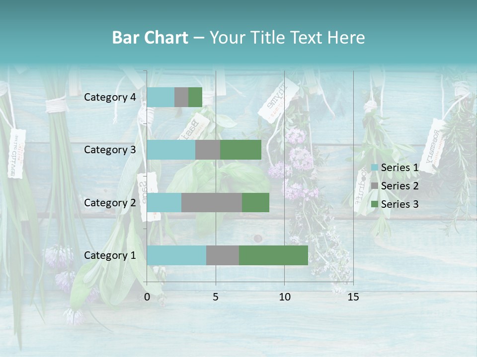 Herb Flowering Thyme PowerPoint Template