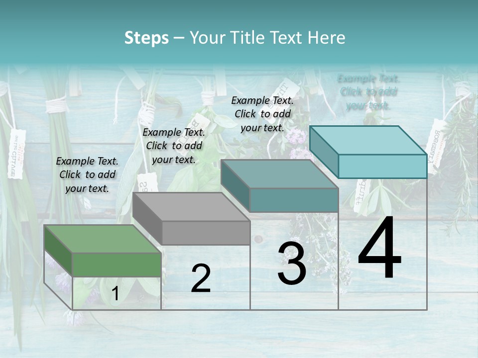Herb Flowering Thyme PowerPoint Template