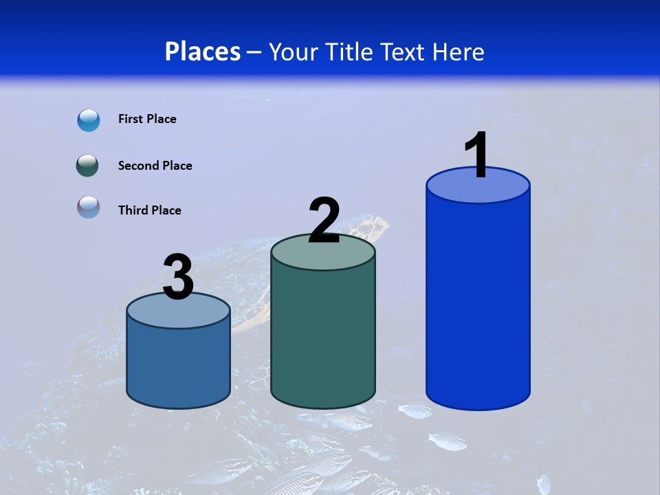 Sun Bottom Diver PowerPoint Template