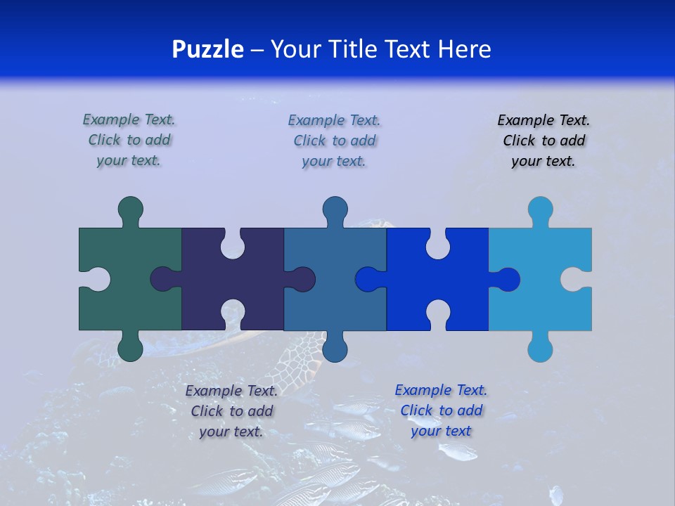 Sun Bottom Diver PowerPoint Template