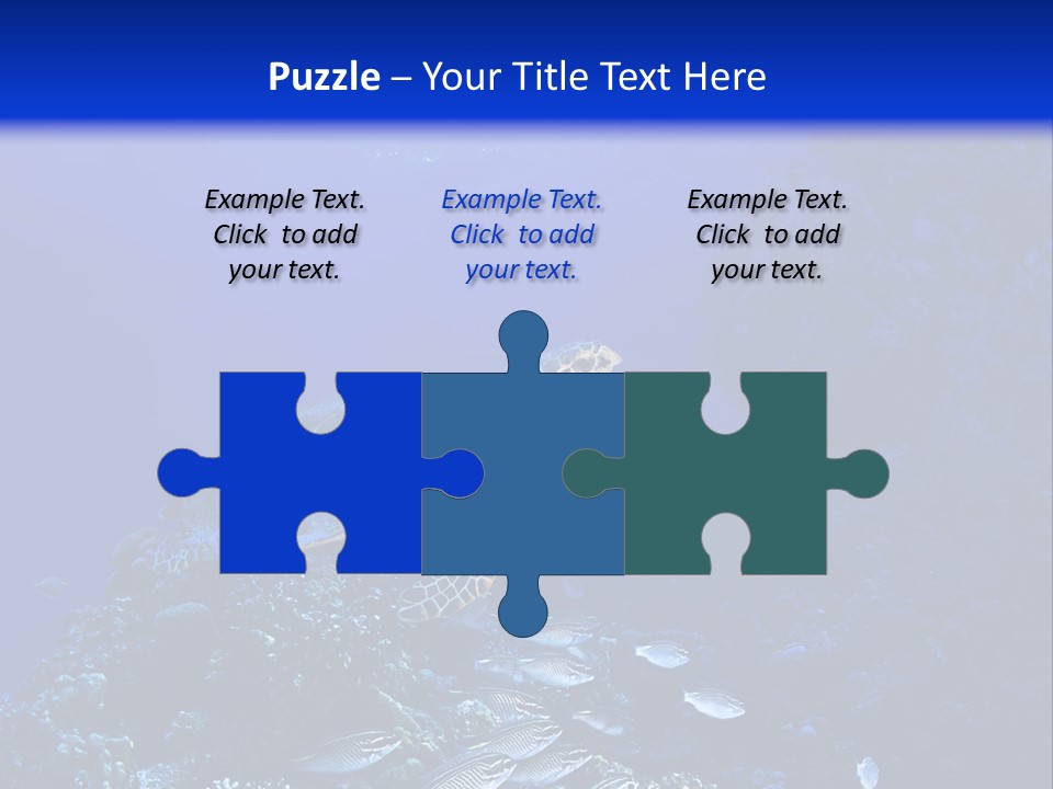 Sun Bottom Diver PowerPoint Template