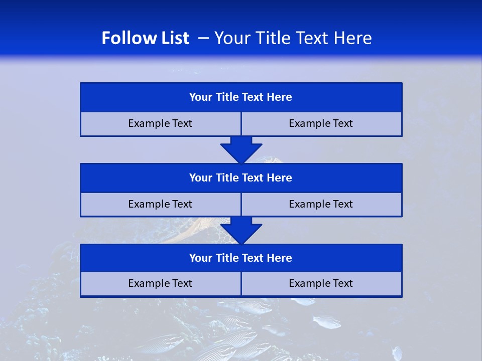 Sun Bottom Diver PowerPoint Template
