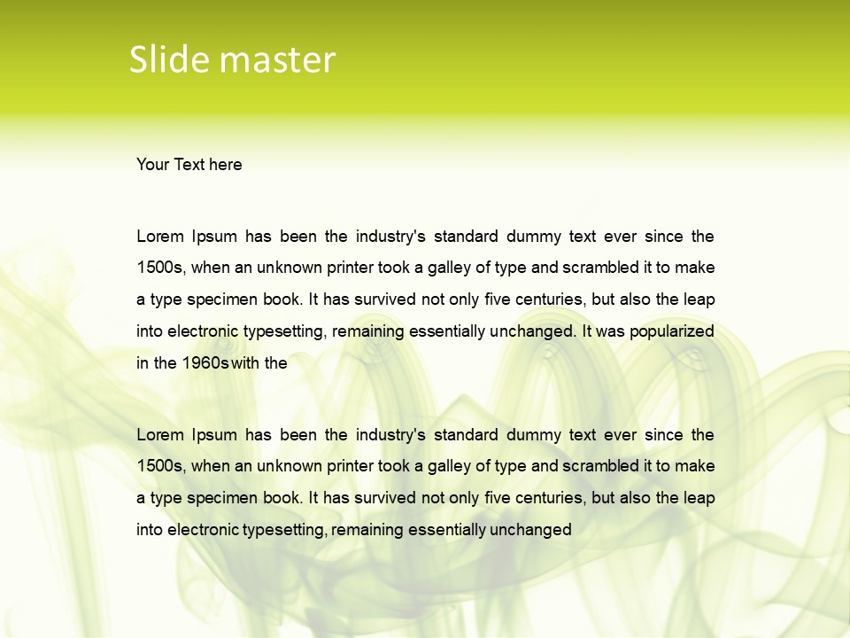 Boy Isolated Modern PowerPoint Template