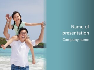 Spring Love Daughter PowerPoint Template