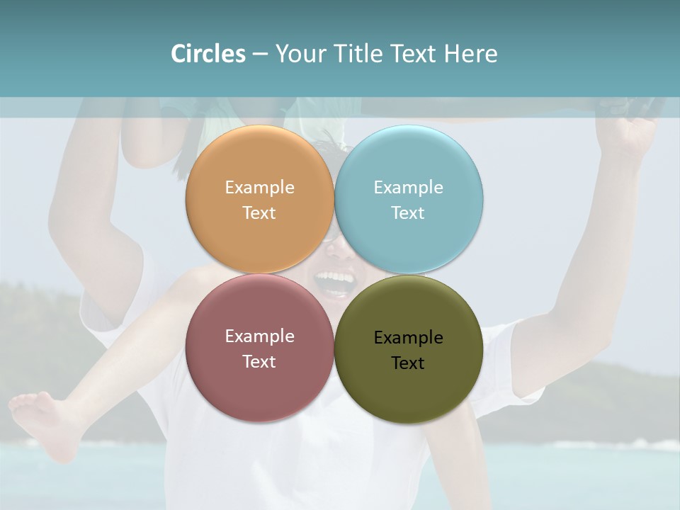 Spring Love Daughter PowerPoint Template