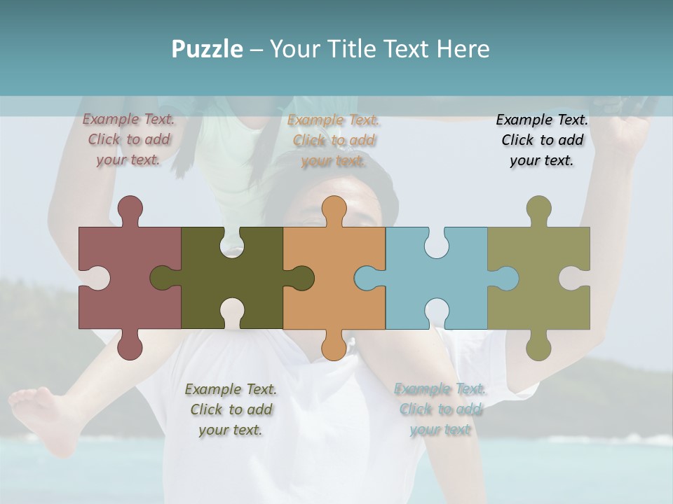 Spring Love Daughter PowerPoint Template