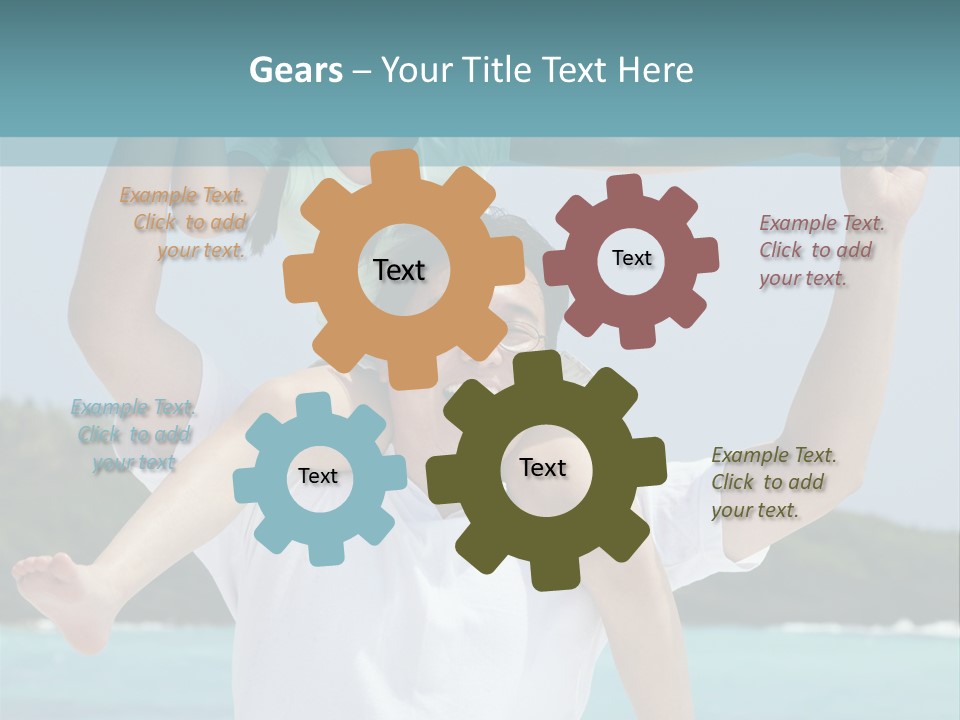 Spring Love Daughter PowerPoint Template