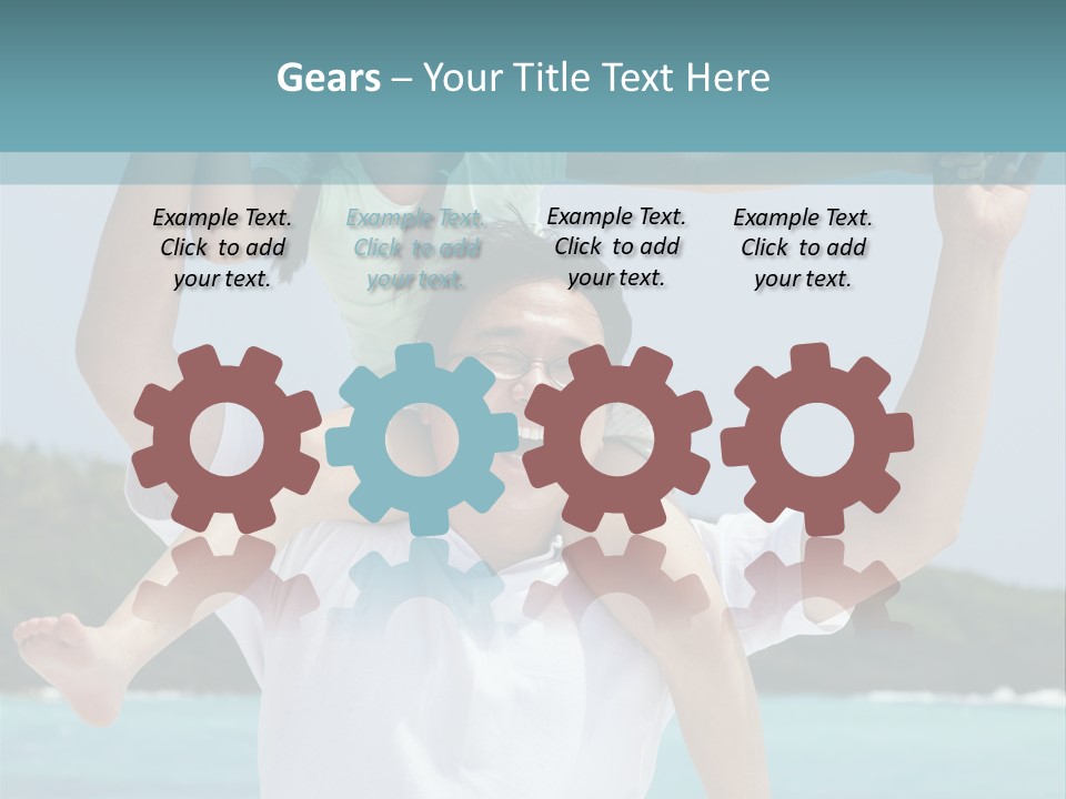 Spring Love Daughter PowerPoint Template