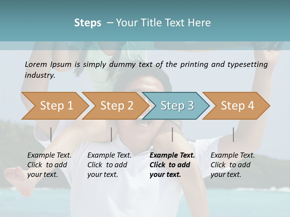 Spring Love Daughter PowerPoint Template